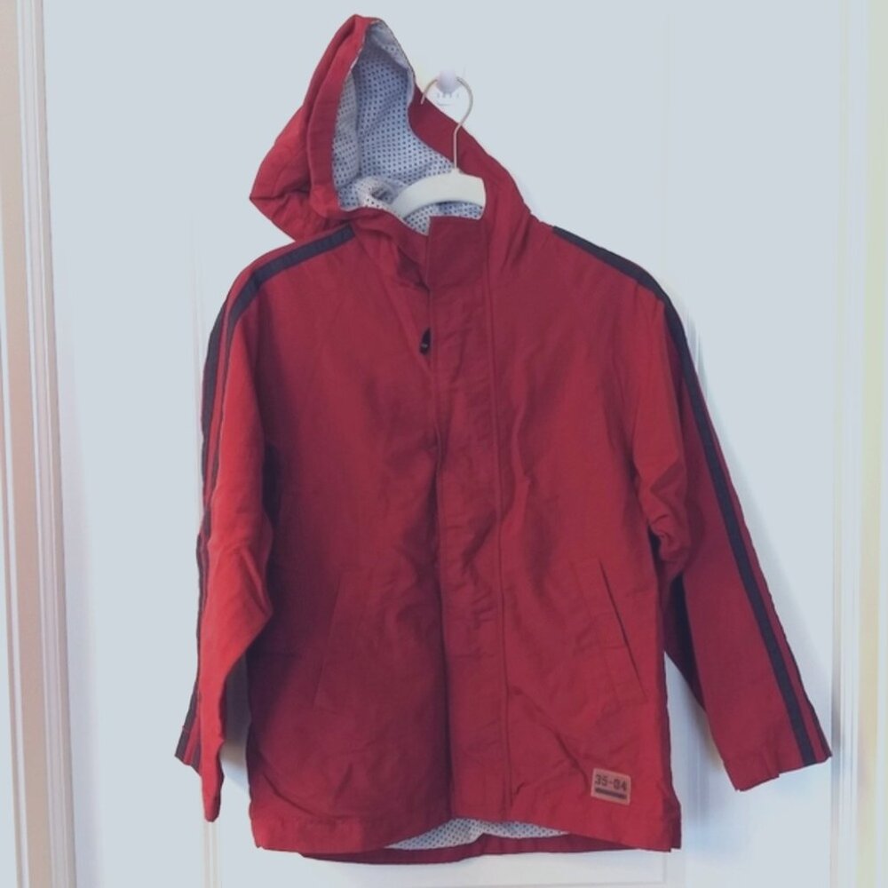 Boy's Cherokee Red Lightweight Hooded Jacket Size M